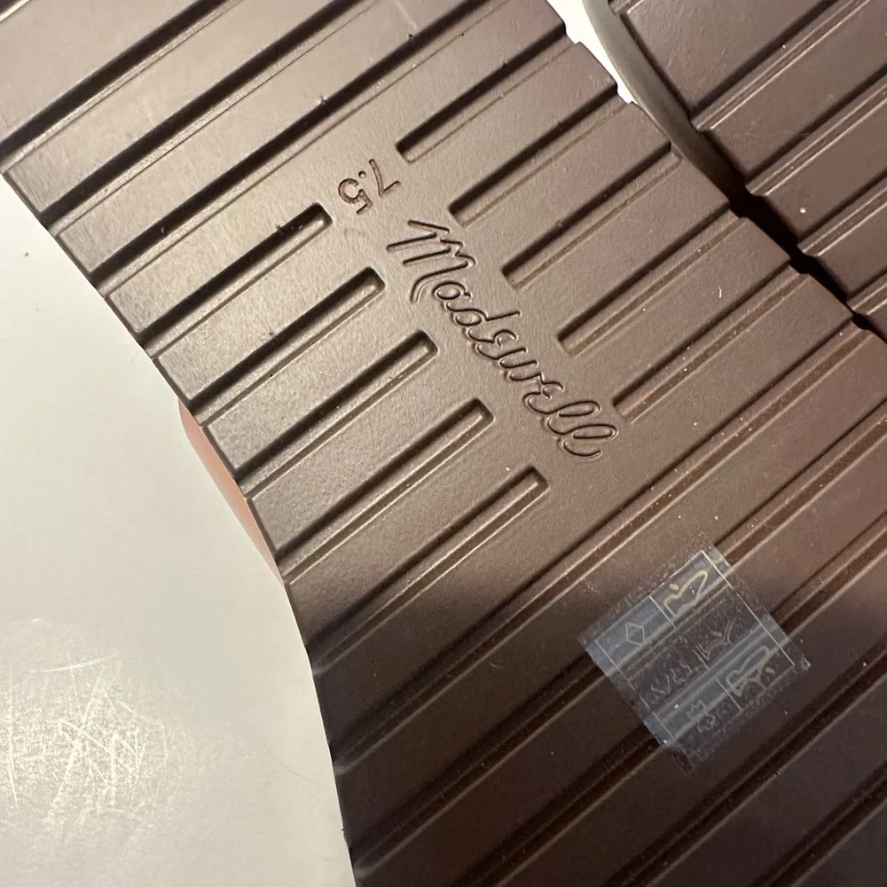 NWOT Madewell The Dee Double-Strap Slide Sandal- Size 7.5 - Picture 6 of 7